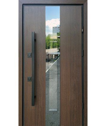 Вхідні двері STRAJ PROOF Vega Maxi Дуб 23 3026 фото | Straj