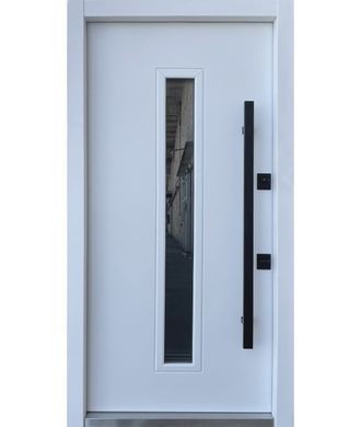 Входные двери STRAJ PROOF Vega Maxi Антрацит / Белые 3027 фото | Straj
